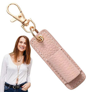 תלוי בלניארד עט עור keyשרשרת עיפרון כיס קליפ office - Product Image 3