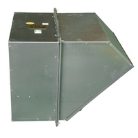 Direkt vom Hersteller: Maßgefertigter WEXD Elektrischer Geräuscharmer Seitenwand-Axialventilator mit Vorwärtsgekrümmten Schaufeln, Kugellager und Wetterschutzhaube für Industrieanwendungen