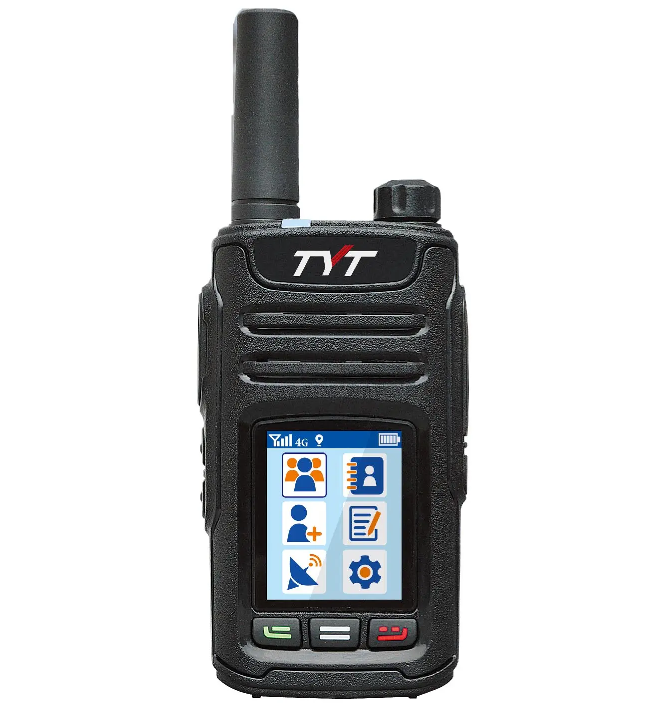 टाइट IP-398 हैंडहेल्ड टीप रेडियो कवर पूरे देश में संचार दूरी 3 जी 4 ग्राम आईपी रेडियो