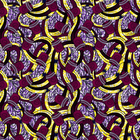 Tissu Batik Imprimé à la Cire 100% Polyester Double Face Anti-Boulochage Motif Personnalisé Imprimé Africain pour Mariage, Textile de Maison, Filles