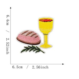 Patchs brodés thermocollants en PVC sur le thème de Jésus-Christ, motifs en forme de cœur et lettres anglaises - Chapeaux religieux de Pâques et de <span class=keywords><strong>la</strong></span> Sainte <span class=keywords><strong>Bible</strong></span> - Product Image 6