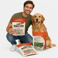Sachet Doypack Personnalisé en Aluminium avec Fermeture Zip pour Biscuits, Café, Snacks, Chewing-gums, Aliments pour Animaux