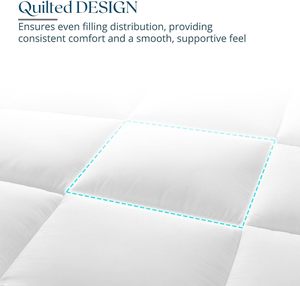 Best Seller 7cm <strong>Thickness</strong> 3" Woven Noiseless Microfiber Pad Corner Straps Folded Soft Double <strong>King</strong> All-Season <strong>Mattress</strong> <strong>Topper</strong> - Product Image 3