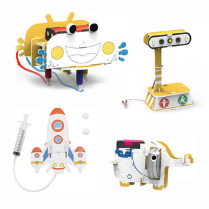 <span class=keywords><strong>Kit</strong></span> de jouets éducatifs EPT DIY 3D Puzzle Graffiti avec lumière électrique, lampe torche, puzzle à colorier, jouets scientifiques et d'ingénierie - Product Image 1