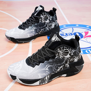 Zapatillas de baloncesto de caña alta, tallas grandes 47-48, para entrenamiento en campus, deportivas y a la moda, con cordones, zapatillas deportivas para correr - Product Image 6