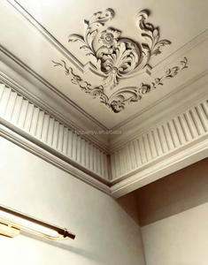 BD-84241 Guanyu Hôtel Décoration Moule Vente Chaude Mousse <span class=keywords><strong>LED</strong></span> Conceptions Fibre De Verre Gypse Plâtre Plafond Polyuréthane <span class=keywords><strong>Corniche</strong></span> - Product Image 3