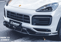 Pour Porsche Cayenne Base 9Y0 2018-2023, lèvre de pare-chocs avant en fibre de carbone, kit carrosserie, pièces automobiles, style CMST, produit authentique forgé