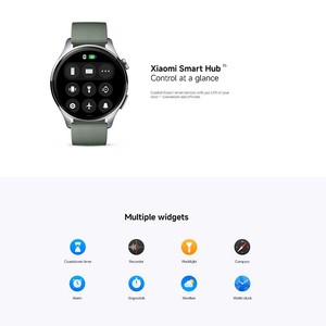 Reloj Inteligente Xiaomi <span class=keywords><strong>5</strong></span> con Pantalla Táctil AMOLED, Caja <span class=keywords><strong>de</strong></span> Acero Inoxidable, Correa <span class=keywords><strong>de</strong></span> Silicona, Asistente <span class=keywords><strong>de</strong></span> Voz con IA, Monitor <span class=keywords><strong>de</strong></span> Actividad Física, Reloj Despertador, Monitor <span class=keywords><strong>de</strong></span> Sueño - Product Image 2