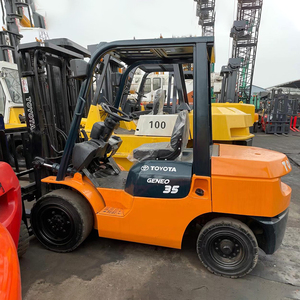 Venta caliente 3,5 t carretilla elevadora minera usada tracción en las 4 ruedas carretilla elevadora diesel Toyo ta usada - Product Image 4