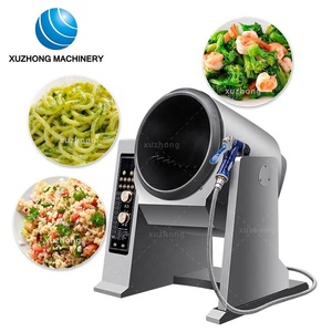 Máquina para Saltear de Restaurante, Máquina Multifuncional de Acero Inoxidable para Saltear Arroz, Robot de Cocina Comercial - Product Image 5