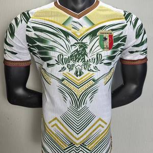 Maillot de football à manches courtes et col montant en polyester/coton pour hommes, équipe nationale d'Afrique 2026, pour le Mali et le Sénégal - Product Image 3