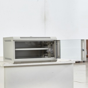 Sang trọng <span class=keywords><strong>19</strong></span>-inch kim loại CCTV <span class=keywords><strong>Rack</strong></span> trường hợp 6U Wall Mount Mạng Tủ hộp Internet máy chủ <span class=keywords><strong>Rack</strong></span> cho trung tâm dữ liệu lắp ráp trong kho - Product Image 4