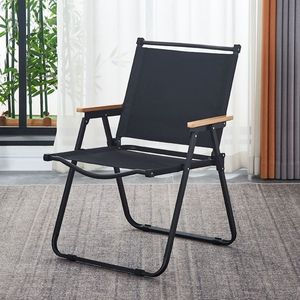 Portable Folding Chair Outdoor Leisure Thickened Camping <b>BBQ</b> Chair With Tube Sleeve Protection - Product Image 2