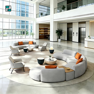 Canapé modulaire commercial pour hall d'hôtel, réception et salon <span class=keywords><strong>de</strong></span> <span class=keywords><strong>bureau</strong></span> |   Disposition personnalisée en forme <span class=keywords><strong>de</strong></span> S |   Certifié CE Garantie <span class=keywords><strong>de</strong></span> 5 ans - Product Image 1