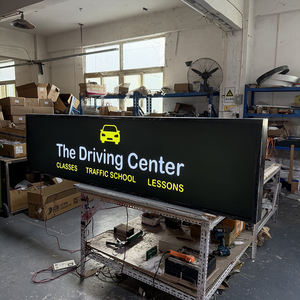 ป้ายไฟ LED กล่องไฟอะลูมิเนียมสี่เหลี่ยมผืนผ้า ขนาด 15*6 ฟุต/457*183 ซม. ผลิตตามสั่ง ป้ายโฆษณาติดผนัง ทนทานต่อสภาพอากาศ สำหรับธุรกิจ บริษัท โรงพยาบาล - Product Image 4