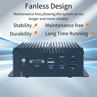 Mini PC Nano pour Système de Surveillance 6LAN 2.5Gb SATA 3.0 7USB Intel I5 6300U 7200U 8250U DDR3L HD-MI Type-C Ordinateur Industriel