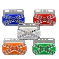 Feux latéraux de camion 24V LED, feux de signalisation de remorque, clignotants, feux de gabarit, feux de bordure de route