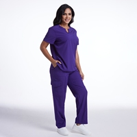 Ensemble d'uniformes médicaux personnalisés avec logo pour infirmières, unisexe, tailles S/M/L/XL/2XL