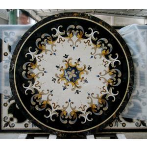 Design personalizzato palazzo privato e Majlis progetto Waterjet marmo medaglione pavimento piastrelle - Product Image 1