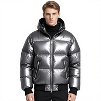 Manteau d'hiver pour homme imperméable et respirant, en softshell, avec capuche, 100% polyester, personnalisable, écologique, style streetwear