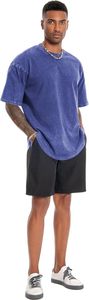 T-shirt Homme Coupe Droite en Coton 100% Écologique, Lavage Acide, Effet Vieilli, Style Urbain, Vente en Gros - Product Image 2