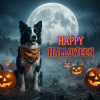 Nuevos Accesorios para Mascotas de Halloween 2026, Pañuelo para Perro con Estampado de Dibujos Animados, Babero Triangular Transpirable y Lavable para Gato, Accesorio Festivo para el Cuello