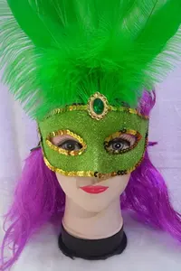 Karneval Masken Feder Maskerade Günstige Maske Halloween Hochwertige Weihnachts geburtstags feier Maske