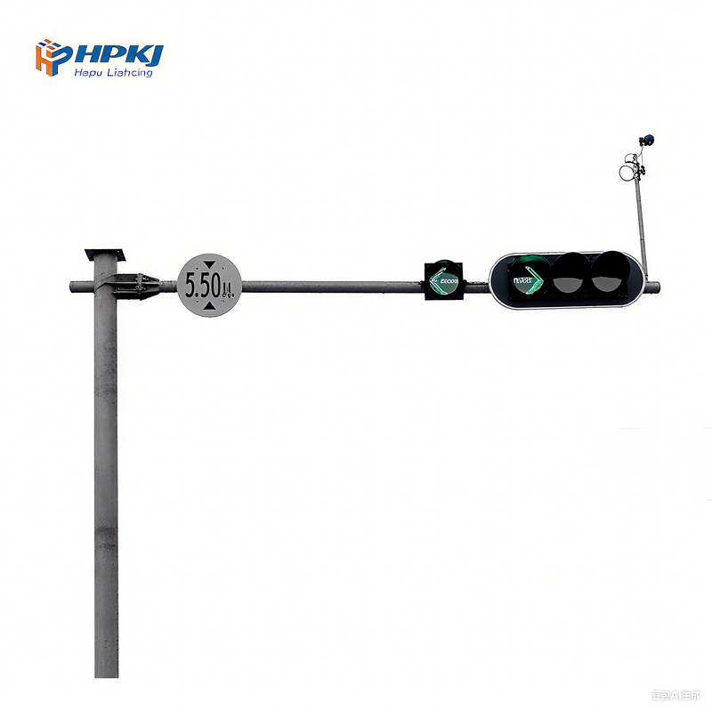 Galvanized Steel Outdoor LED Traffic Signal