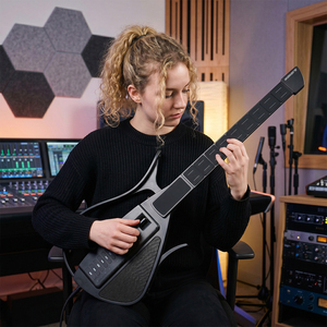 Guitarra Eléctrica sin Cuerdas Wakers con Altavoz Incorporado, Acompañamiento Automático, Batería de Larga Duración para Principiantes, Incluye Todos los Niveles de Habilidad - Product Image 6