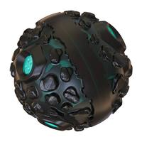 Nuevo Juguete de Pelota para Perros con Forma de Meteorito de Lujo, Divertida Pelota Interactiva para Perros con Sonidos Extraños