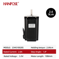 Kit de moteur pas à pas CNC 3 axes 57*100MM Nema23, moteur pas à pas 4 fils 1,8 degré 23HS10028 hybride bipolaire 2,6N.m avec driver TB6600