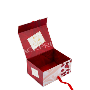 Caja de Regalo Plegable de Papel con Impresión Personalizada, Caja de Embalaje de Lujo con Tapa, Caja Plegable de Alta Calidad con Lazo de Cinta para Zapatos - Product Image 6