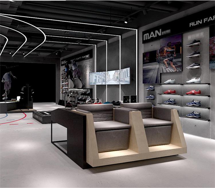 Custom Sportswear Store Fixtures - Elegant Display Racks