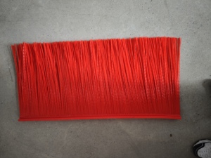 Nuova Spazzola di Ricambio per Spazzatrice, Striscia in Plastica con Filo d'Acciaio, Spazzole per Pulizia Stradale per Carrelli Elevatori, Alta Resistenza all'Usura - Product Image 2