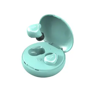 ワイヤレスヘッドフォン卸売格安ヘビーバスミントグリーンノイズキャンセリング防水ミニイヤフォン