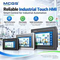 MCGS TPC Serisi Endüstriyel HMI Dokunmatik Ekran 4.3 7 10 İnç Operatör Paneli 24V DC PLC Ekran WiFi 4G RS232 RS485 Ethernet Kontrolü