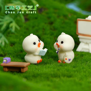 Accesorios de Jardinería DIY de Alta Calidad Chenjun, Pato de Paisaje para Educación Temprana, Manualidades de Resina para Leer, Pintar y Bañar <span class=keywords><strong>Patitos</strong></span> - Product Image 4