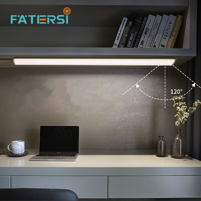 USB Rechargeable Magnetic Wall Motion Sensor Night Lamp for Wardrobe LED Cabinet Lights Aluminum Material High CRI 90 2-Year