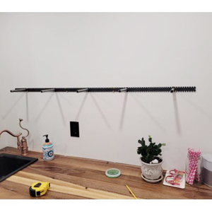 Easy Install Black Power Coating Carbon Steel <strong>Storage</strong> Rack Floating Shelves Wall Mounted <strong>Storage</strong> <strong>Units</strong> <strong>for</strong> Bedroom - Product Image 1