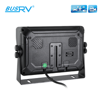 Moniteur de voiture AI BSD 10,1 pouces, système d'alerte de détection de véhicule, DVR, écran quadruple divisé, moniteur pour camion et bus
