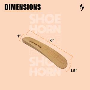 Compre una Calzadera de Madera Ligera de 6 Pulgadas para Hombres y Mujeres, Portátil y Fácil de Usar en Casa, Viajes, Oficina, Bolsa, Auto - Product Image 5