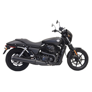 RBPerformance Silencieux Slip-On Mégaphone Noir 4 "pour 2015-2019 pour <span class=keywords><strong>Harley</strong></span> STREET <span class=keywords><strong>MOTO</strong></span> Améliore Roar and Hear - Product Image 5