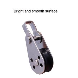 5 unidades de polea giratoria de acero inoxidable 316 de 60 mm, bloque de polea para grúa, rueda de remolque para cable de 2 mm a 8 mm, nuevo - Product Image 5