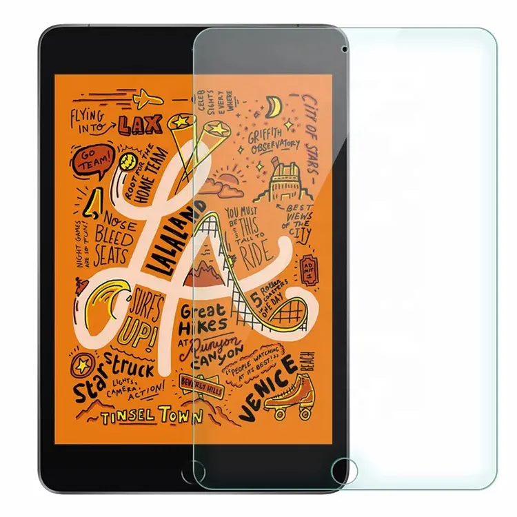 Premium 9H 2.5D Tablet gehärtetes Glas für iPad Pro 12.9 2021 Displays chutz folie