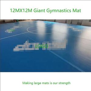 Grand <span class=keywords><strong>tapis</strong></span> <span class=keywords><strong>de</strong></span> culbutage gonflable avec point <span class=keywords><strong>de</strong></span> chute Matériau en PVC Épaisseur personnalisable (10-30cm) Utilisation au <span class=keywords><strong>sol</strong></span> pour terrains <span class=keywords><strong>de</strong></span> basket-ball - Product Image 6