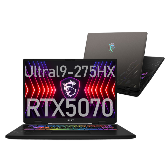 msi crosshair 17 laptops brand new 2025 ultra9 275hx rtx5070/5060 gaming laptop inch/16 2.5k 240hz computer