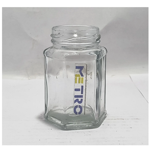 ขวดแก้วทรงหกเหลี่ยมพรีเมียม 100 มล. ฝาปิดสุญญากาศ ปลอดภัยสำหรับอาหาร เหมาะสำหรับเก็บน้ำผึ้ง แยม เครื่องเทศ ใช้ในครัวเรือน - Product Image 1