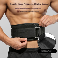 Ceinture de musculation professionnelle robuste avec logo personnalisé, réglable, pour soutien lombaire en salle de sport, squats, soulevés de terre et entraînement de force pour hommes