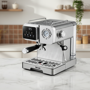 เครื่องชงกาแฟเอสเพรสโซ่อัตโนมัติ 8-in-1 พร้อมฐานแบบลิ้นชัก แรงดันสูง 20 บาร์ พร้อมเครื่อง<span class=keywords><strong>ท</strong></span>ำฟองนมสำหรับมอคค่า ลาเต้ และคาปูชิโน่ - Product Image 2