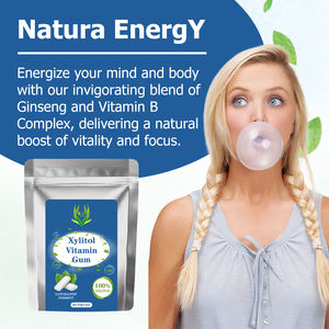 Fournisseur de Gommes au Xylitol et aux Vitamines pour Adultes, Soutien Énergétique Naturel, Caféine et Complexe de Vitamines B, Rafraîchit l'Haleine - Product Image 3